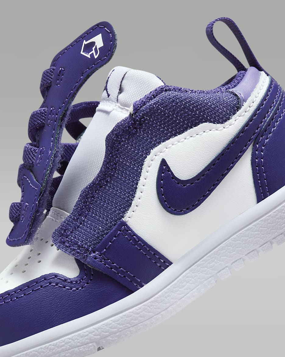 Purple baby jordans clearance